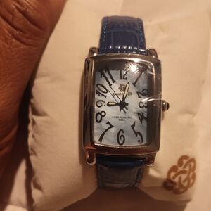 Pastorelli Blue Leather Strap Watch